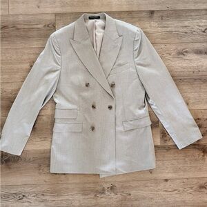Banana Republic Tailored Fit Blazer in Light Taupe